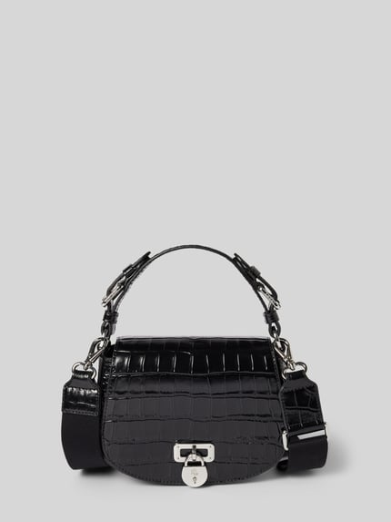Lauren Ralph Lauren Schoudertas met labelhanger, model 'TANNER' Zwart - 2