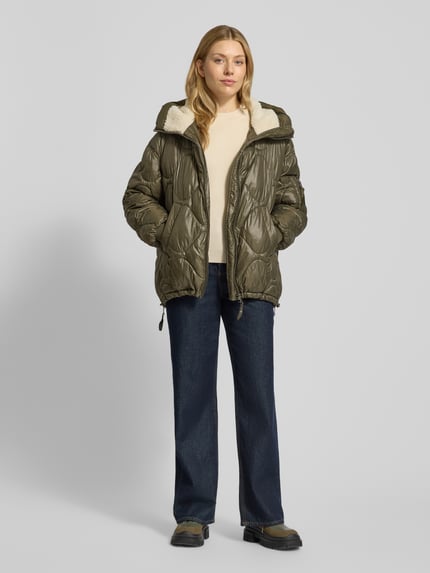 Beaumont Amsterdam Steppjacke mit Zweiwege-Reißverschluss und Tunnelzug Oliv 1