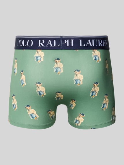 Polo Ralph Lauren Underwear Trunk mit Polo-Bear-Motiv im 2er-Pack Blau 4