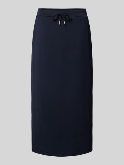 Midirock mit elastischem Bund und Schnürung Shop The Look MANNEQUINE