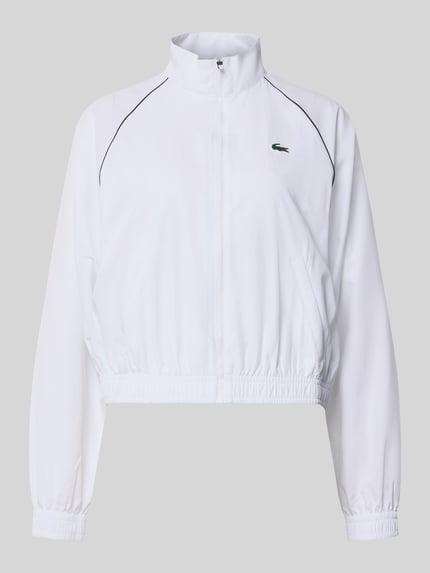 Relaxed Fit Trainingsjacke mit Logo-Patch Shop The Look MANNEQUINE