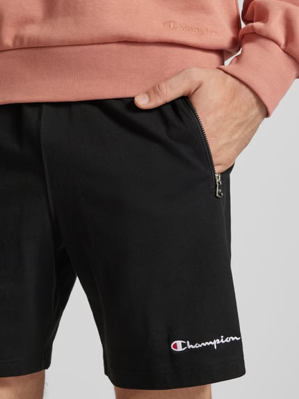 Champion Relaxed Fit Bermudas mit Reißverschlusstaschen Black 3
