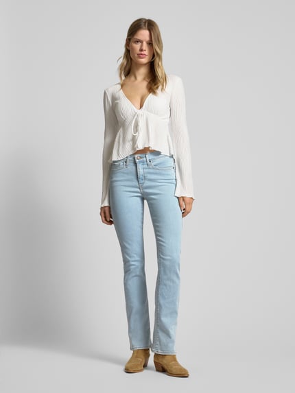 Levi's® 300 Spodnie rozszerzane o kroju slim fit z 5 kieszeniami model ‘315’ Jasnoniebieski 1