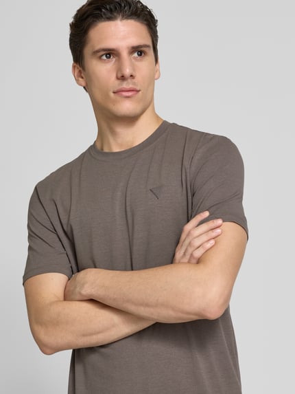 GUESS Activewear T-Shirt mit Rundhalsausschnitt Modell 'HEDLEY' Anthrazit 3