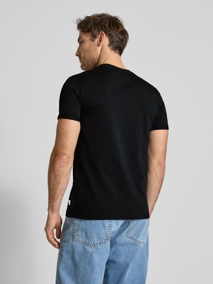Les Deux T-Shirt mit Rundhalsausschnitt Modell 'Norregaard' Black 5