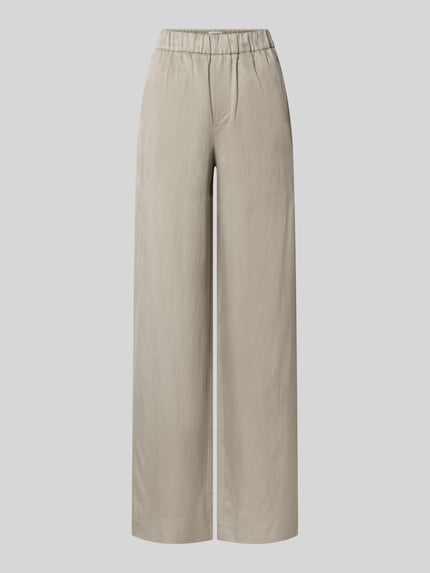 Wide Fit Stoffhose mit elastischem Bund Modell 'Consider' Shop The Look MANNEQUINE