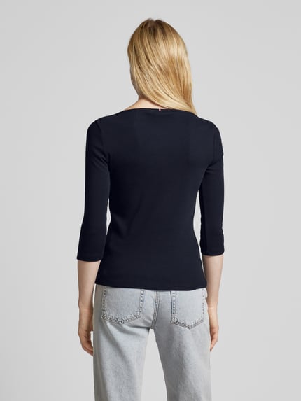Tommy Hilfiger 3/4-shirt met boothals model 'NEW CODY' Donkerblauw - 5