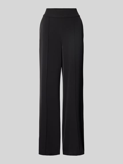 COMMA Stoffen broek met elastische band Zwart - 2