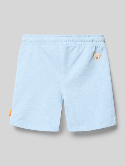 Steiff Regular Fit Shorts mit Logo-Patch Bleu 3