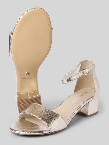 Tamaris High Heels mit Dornschließe Silber 4