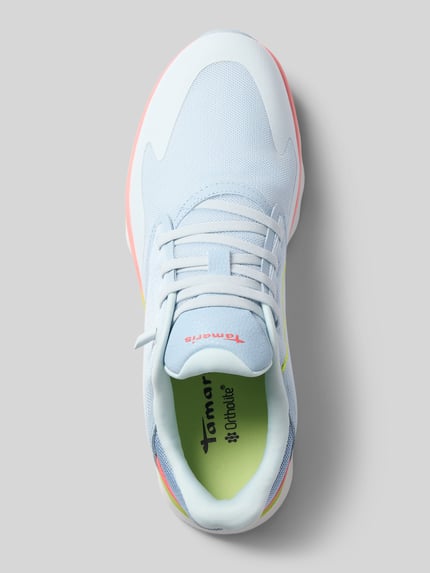 Tamaris Low Top Sneaker mit Logo-Stitching Hellblau 3