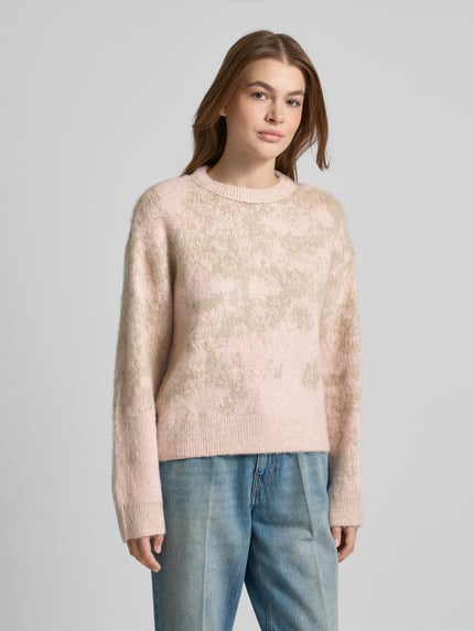 Jake*s Studio Woman Regular Fit Strickpullover mit Alpaka-Anteil Sand 4