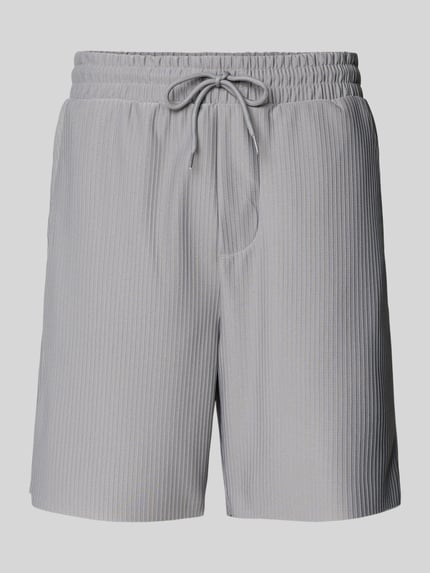 ONLY & SONS Regular Fit Sweatshorts mit Feinripp Modell 'DRUM LIFE' Hellgrau 2
