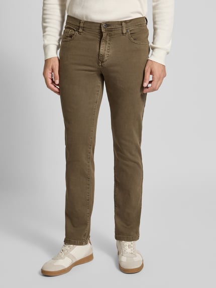 MCNEAL Jeansy o kroju slim fit w 5 kieszeni Błotnisty 4