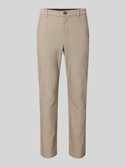 Selected Slim Fit Chino mit Eingrifftaschen Modell 'ROBERT'
 Beige 2