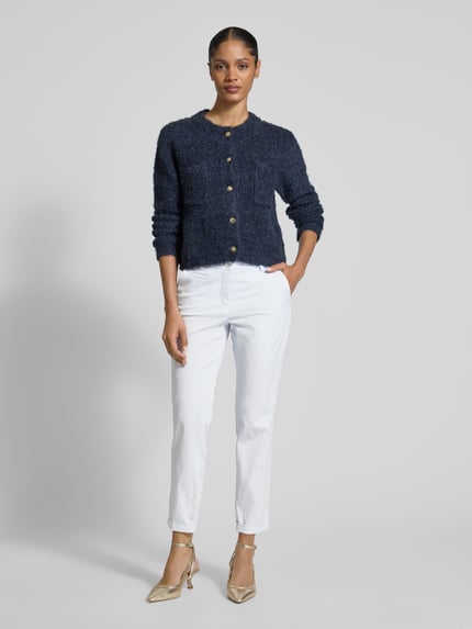CAMBIO Spodnie o skróconym kroju slim fit model ‘STELLA’ Błękitny 1