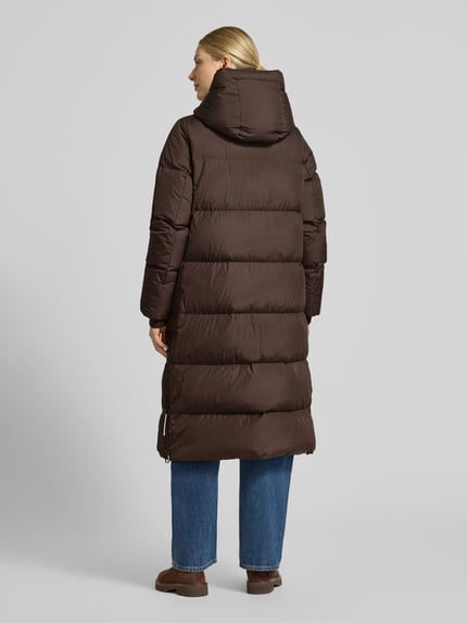 Marc O'Polo Regular Fit Daunenmantel mit Kapuze Dunkelbraun 5