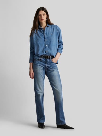 Polo Ralph Lauren Relaxed fit jeansblouse van puur katoen Jeansblauw - 1