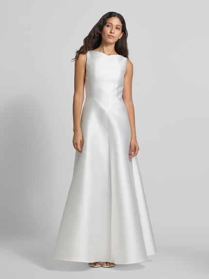 SWING Brautkleid mit Reißverschluss im ärmellosen Design Offwhite 4