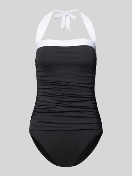 Lauren Ralph Lauren Badeanzug mit Drapierungen Modell 'Bel Air' Black 1