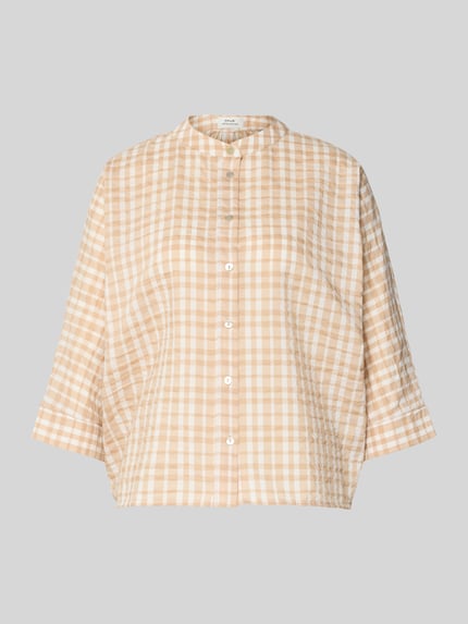 Relaxed fit blouse met 3/4-mouwen, model 'Fountry' Shop The Look MANNEQUINE