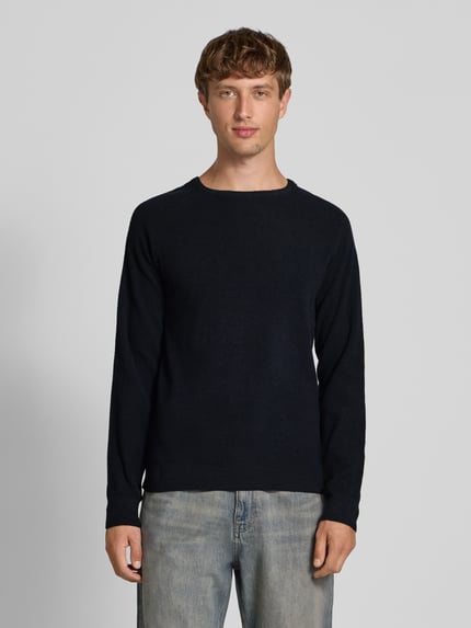 Blend Strickpullover mit Rundhalsausschnitt Modell 'DANTE' Black 4