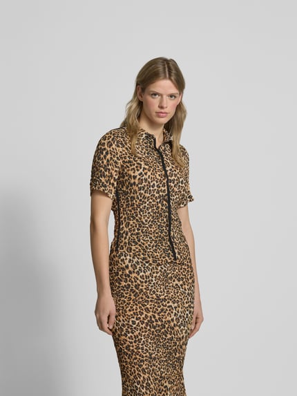 Nanushka Overhemdblouse met blinde knoopsluiting Lichtbruin - 4