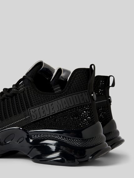 Steve Madden Chunky sneakers met siersteentjes model 'MAXILLA-R-E' Zwart - 2