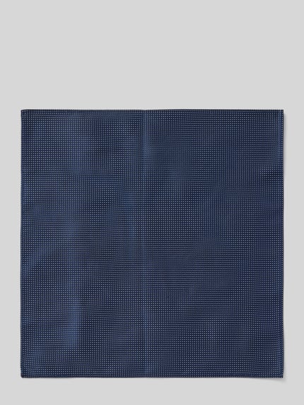 Willen Pochet van puur zijde Marineblauw - 2