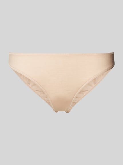 HANRO Slip mit eingefassten Abschlüssen Beige 1