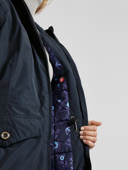 Wellensteyn Shaped Fit Parka mit Kapuze Modell 'CUCILLA' Marine 7