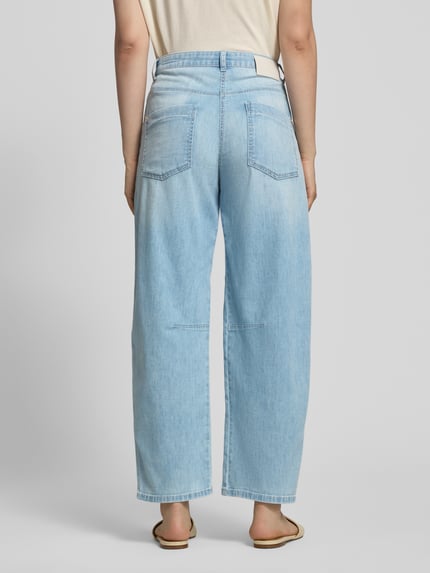 CAMBIO Fashion Fit Barrel Jeans aus Baumwoll-Mix Modell 'OCEAN' Jeansblau 5