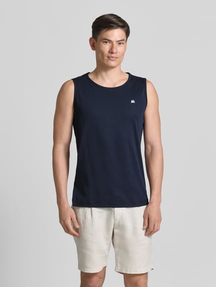 LERROS Tanktop mit Rundhalsausschnitt und Logo-Print Marine 4