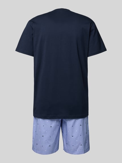 Emporio Armani Pyjama mit Logo-Stitchings Marine 3