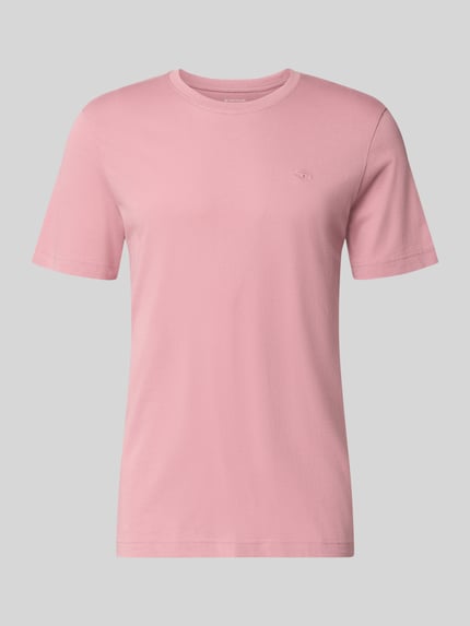 Regular Fit T-Shirt aus reiner Baumwolle Shop The Look MANNEQUINE