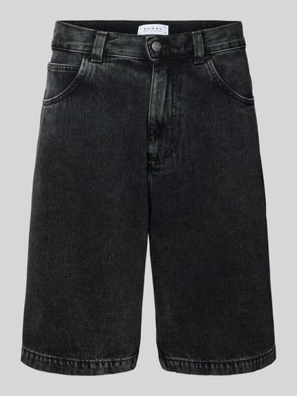Flared korte jeans in 5-pocketmodel, model 'WORKER' Shop The Look MANNEQUINE