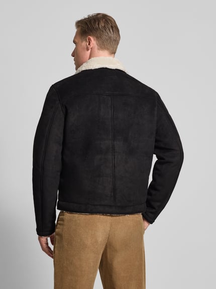 Jake*s Studio Men Jacke mit Reißverschlusstaschen Black 5