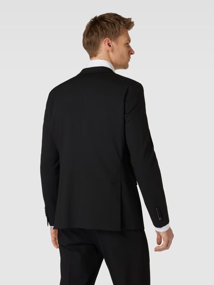 Strellson Regular Fit 2-Knopf-Sakko mit Woll-Anteil Black 5