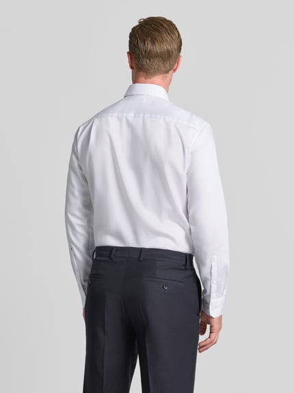 Seidensticker Regular Fit Businesshemd aus reiner Baumwolle Modell 'New Kent' Weiss 5