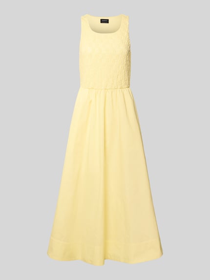 Bardot Cocktailkleid mit Rundhalsausschnitt Modell 'BRYONY' Hellgelb 2