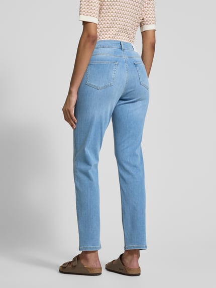 OPUS PANTS Straight fit jeans in 5-pocketmodel, model 'Melly' Lichtblauw - 5
