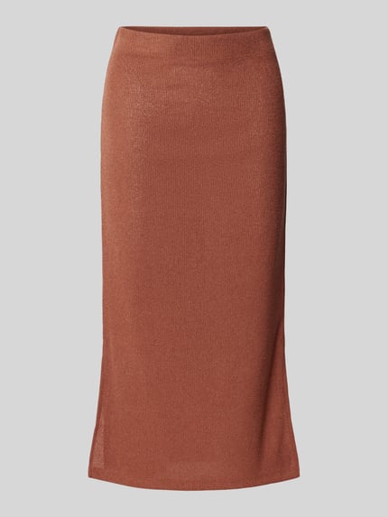 Midirock mit Seitenschlitzen Modell 'Delia' Shop The Look MANNEQUINE