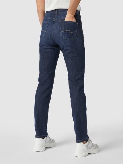 ANGELS Regular Fit Jeans mit Label-Patch Modell 'CICI 34' Modell CICI Marine 5