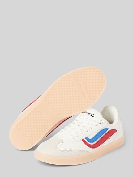 Genesis Sneakers met labelprint, model 'G-Volley Sugar Corn' Wit - 4