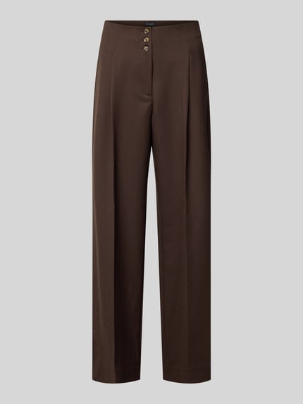 Wide Leg Hose mit Bügelfalten Modell 'RAVNA' Shop The Look MANNEQUINE