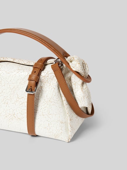 Kenzo Henkeltasche aus echtem Rindsleder Ecru 3