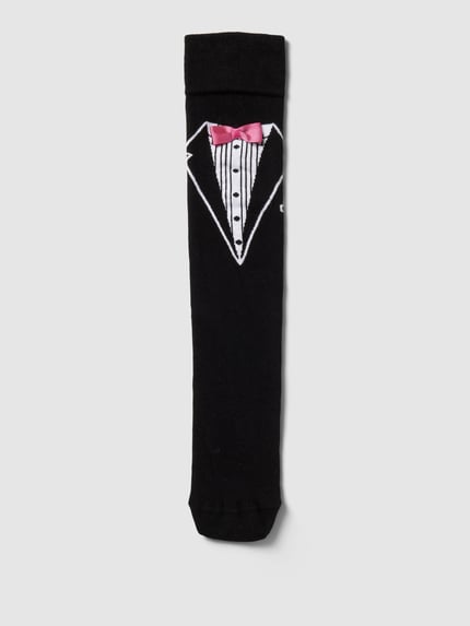 Happy Socks Sokken met motiefprint, model 'Marry Me' Zwart - 1