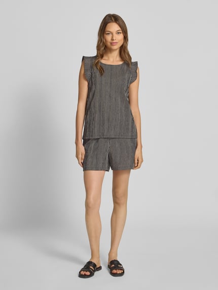 Tom Tailor Denim Relaxed Fit Shorts mit Strukturmuster Beige 1