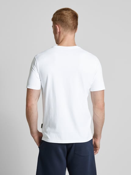 Napapijri T-Shirt mit Label-Stitching Weiss 5
