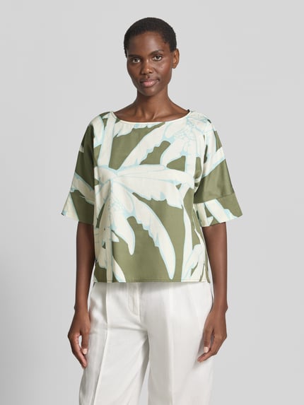 Christian Berg Woman Regular Fit Blusenshirt im Allover-Look Mint 4